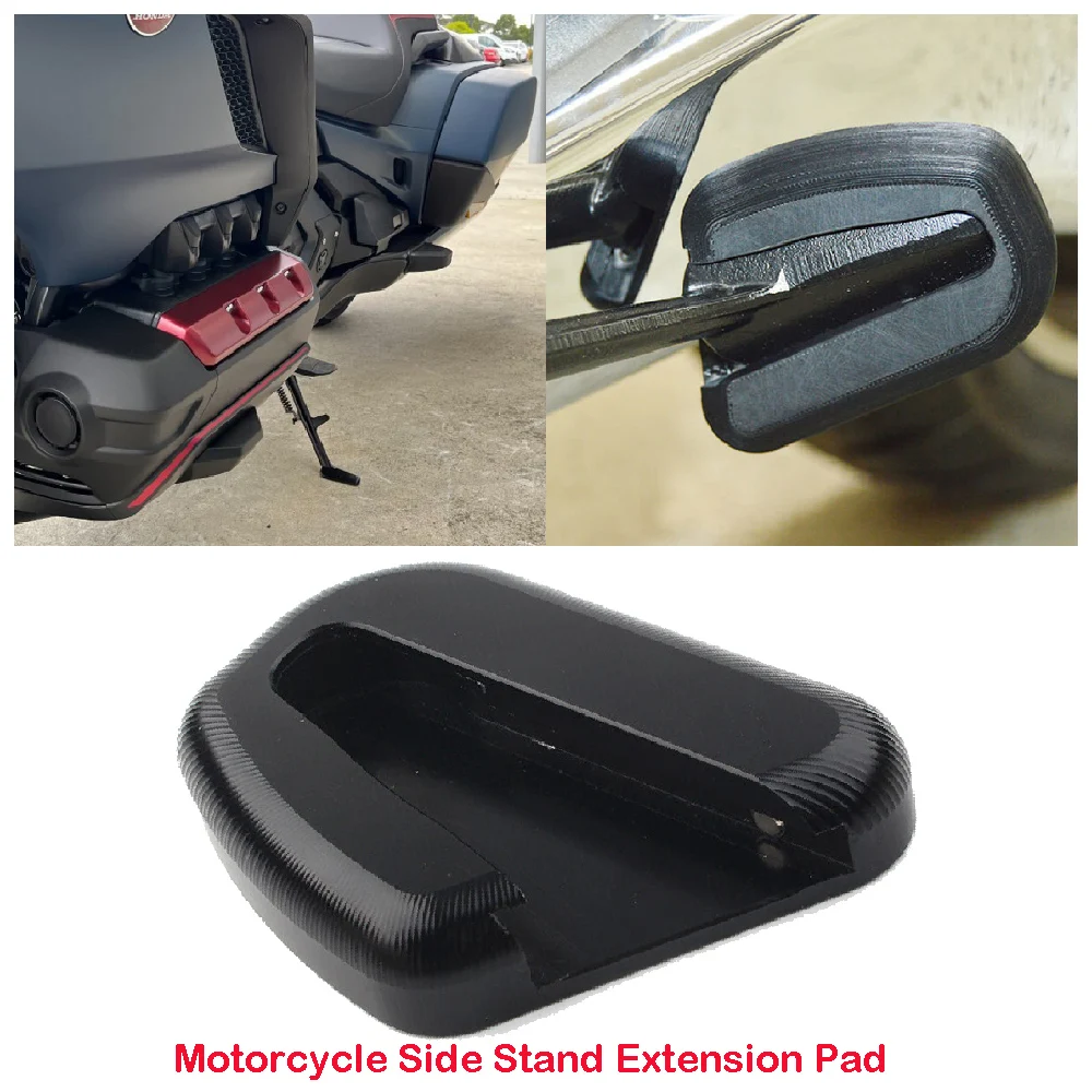 

Fit for Honda GL1800 Gold Wing 1800 Tour DCT 2020 2021 2022 2023 2024 Motorcycle Side Stand Extension Support Plate Extender Pad