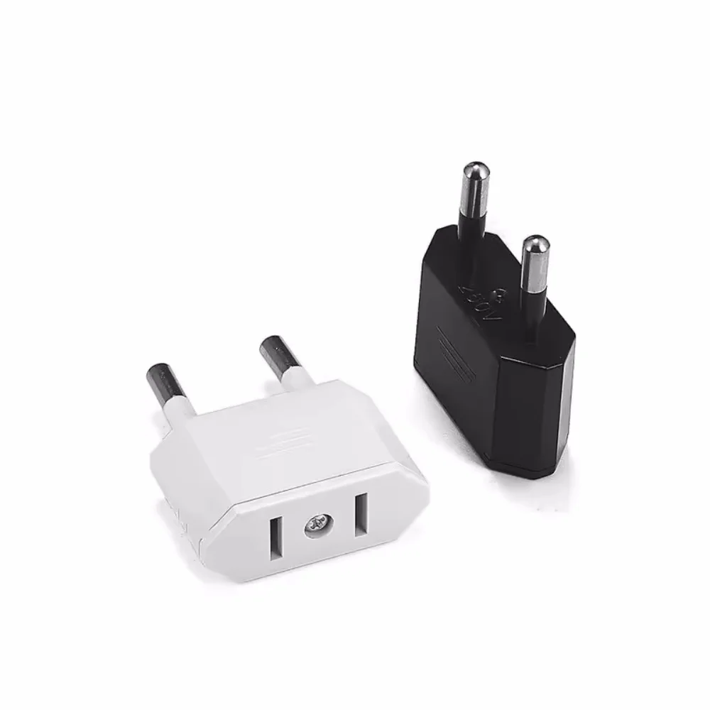 EU Plug Outlet Travel Adapter US To EU Euro Plug Adaptor American China Euro AC Outlet Wall Electrical Converter Power Socket