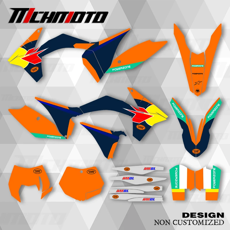 

MCHMFG новый стиль графические наклейки наборы наклеек для KTM 2011 2012 SXF 2012 2013 EXC