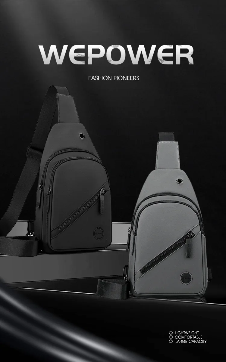 Lightweight Men's Chest Bag Image 2