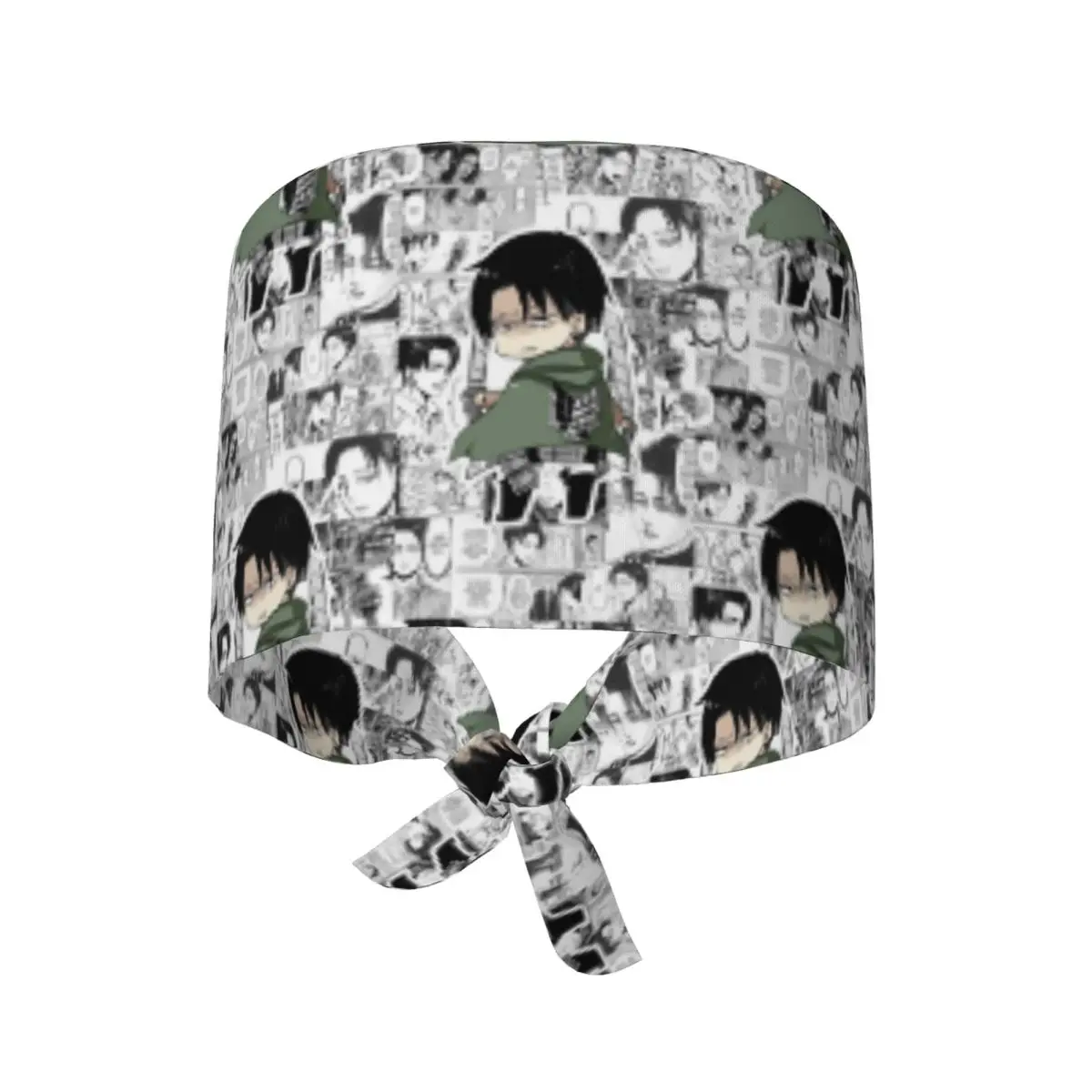 ليفي أكرمان هجوم على تيتان فرك قبعة الطبيب العمل قبعة جراحية الرجال النساء قبعات التمريض قابل للتعديل لطبيب الأسنان #1