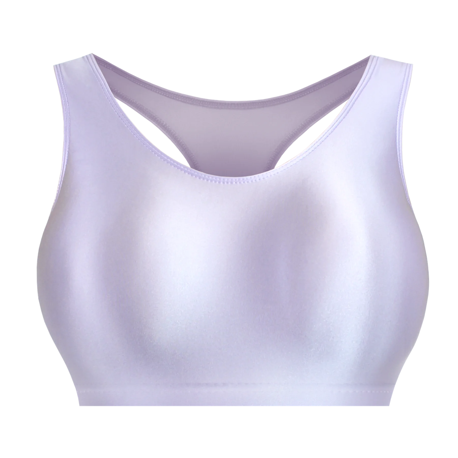 Damski błyszczący satynowy biustonosz sportowy Camisole Crop Top Short Yoga Fitness Gym Activewear Summer Blouse Tank T-Shirt Shiny Tops MJINM