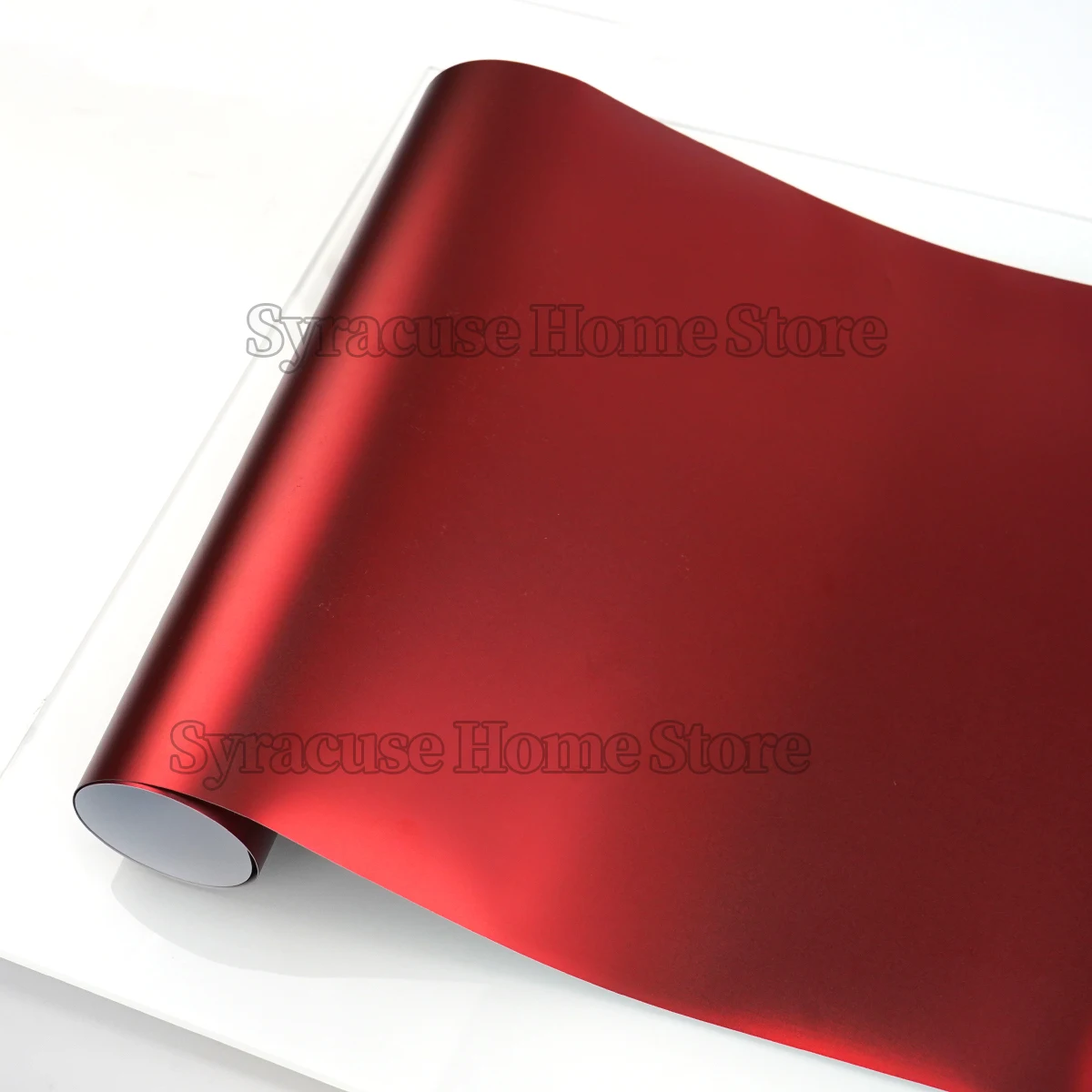 أعلى جودة PET الرومانسية الأحمر الفينيل التفاف ملصق ذاتي اللصق مائي سيارة السيارة الرومانية الأحمر التفاف لفة للدراجات النارية