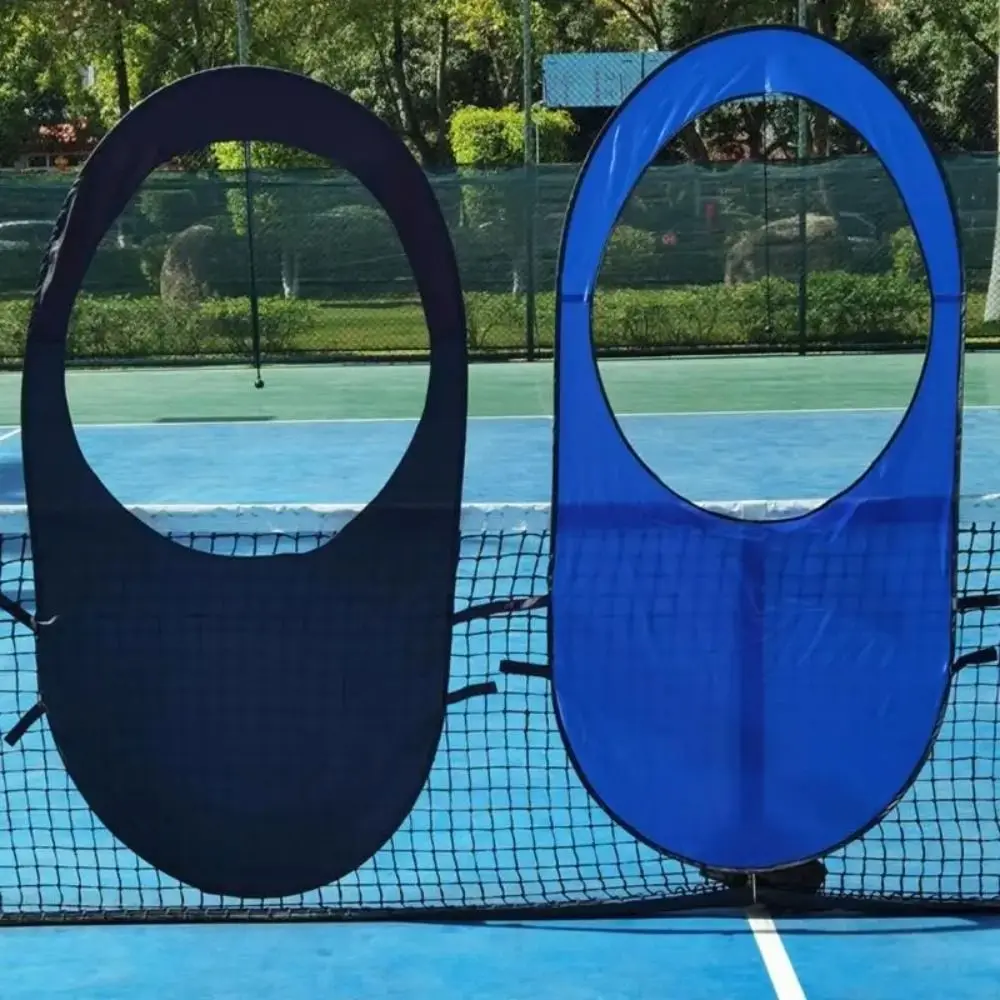 

Складная тренировочная мишень для тенниса, прочная с сумкой для хранения, оборудование для ударов в теннис, портативный теннисный тренажер для тренировок с окном