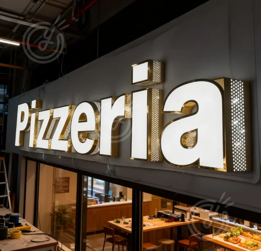 ビジネスラベルカスタムウォールレターネオンサインアクリルパーソナルデザインサインLED発光3Dレターライト英語ホームサイン