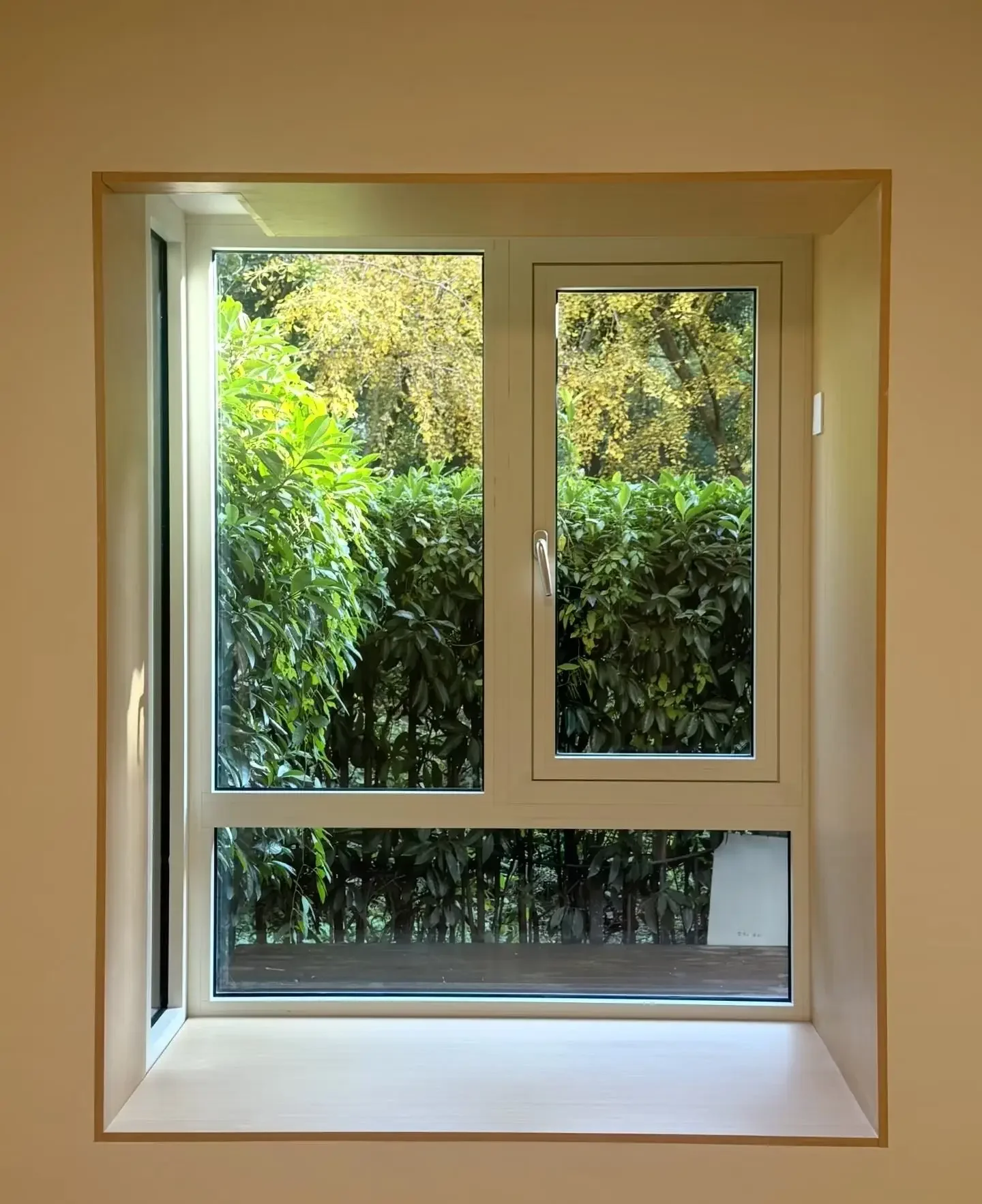 Personalized Customized Casement Window Powder Coated Aluminum Frame Glass Windows Noise Reduction Study Room Hinged Windows