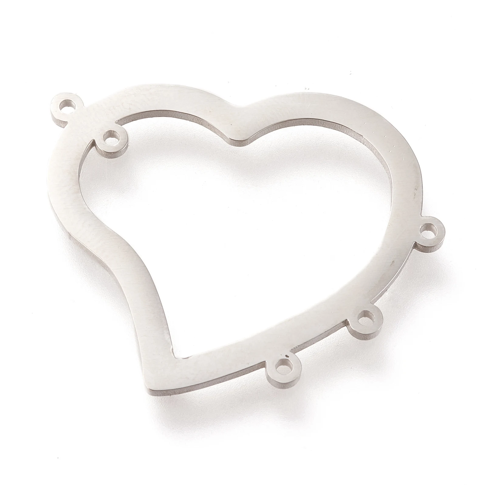 20Pcs Stainless Steel Geometric Teardrop Heart Star Hooks Pendants Dangle Links Charms for Earrings Necklace Jewelry Making