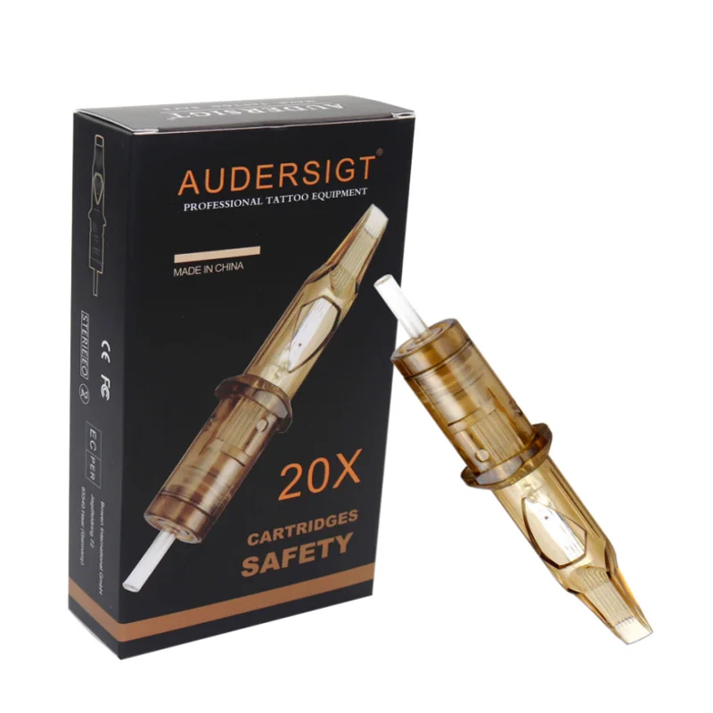 

Иглы-картриджи Audersigt, 20 шт., RL, одноразовые, стерилизованные, для тату-машинок и аппаратов перманентного макияжа