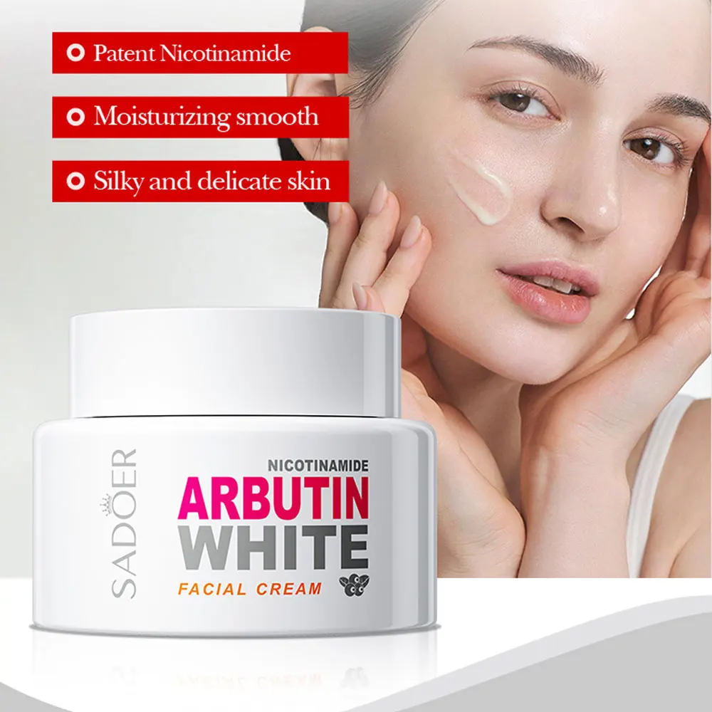 Face Care Nicotinamide Arbutin Whitening Cream Lightening Stain Whiten Cream Fade Dark Spot Face Cream Korean Skin Care Products