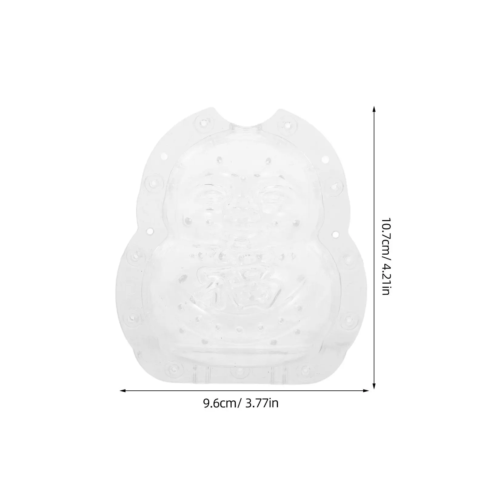 2Pcs Adorable Transparent Fruit Mold Buddha Shape Pc Material for Melon Ginseng Shaping Garden Supply Strong Tensile Strength