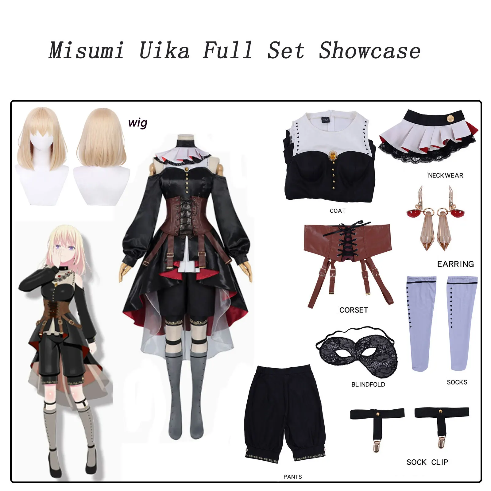 misumi-uika-character-cosplay-full-outfit-dress-waist-belt-shorts-socks-plus-size-for-comic-con-halloween-party