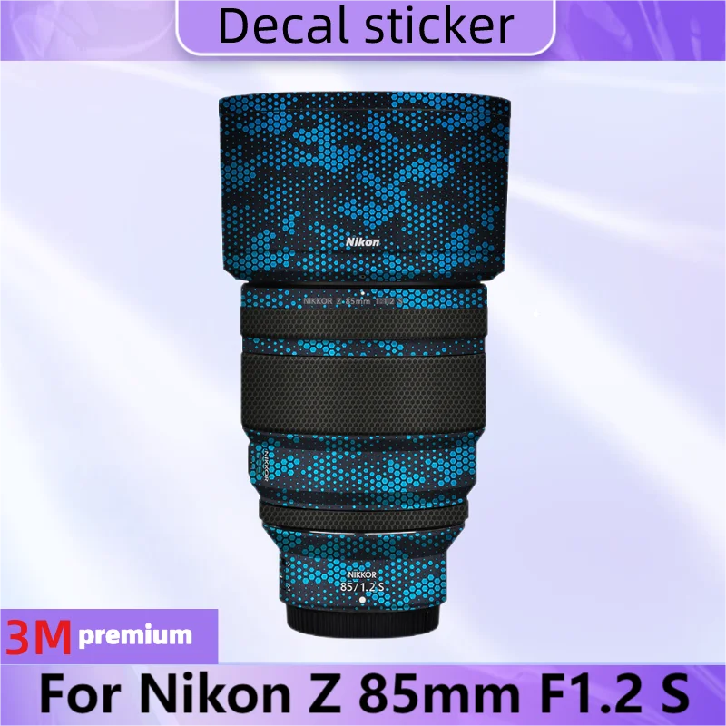 

For Nikon Z 85mm F1.2 S Decal Skin Vinyl Wrap Film Camera Lens Body Protective Sticker Protector Coat z85\1.2s