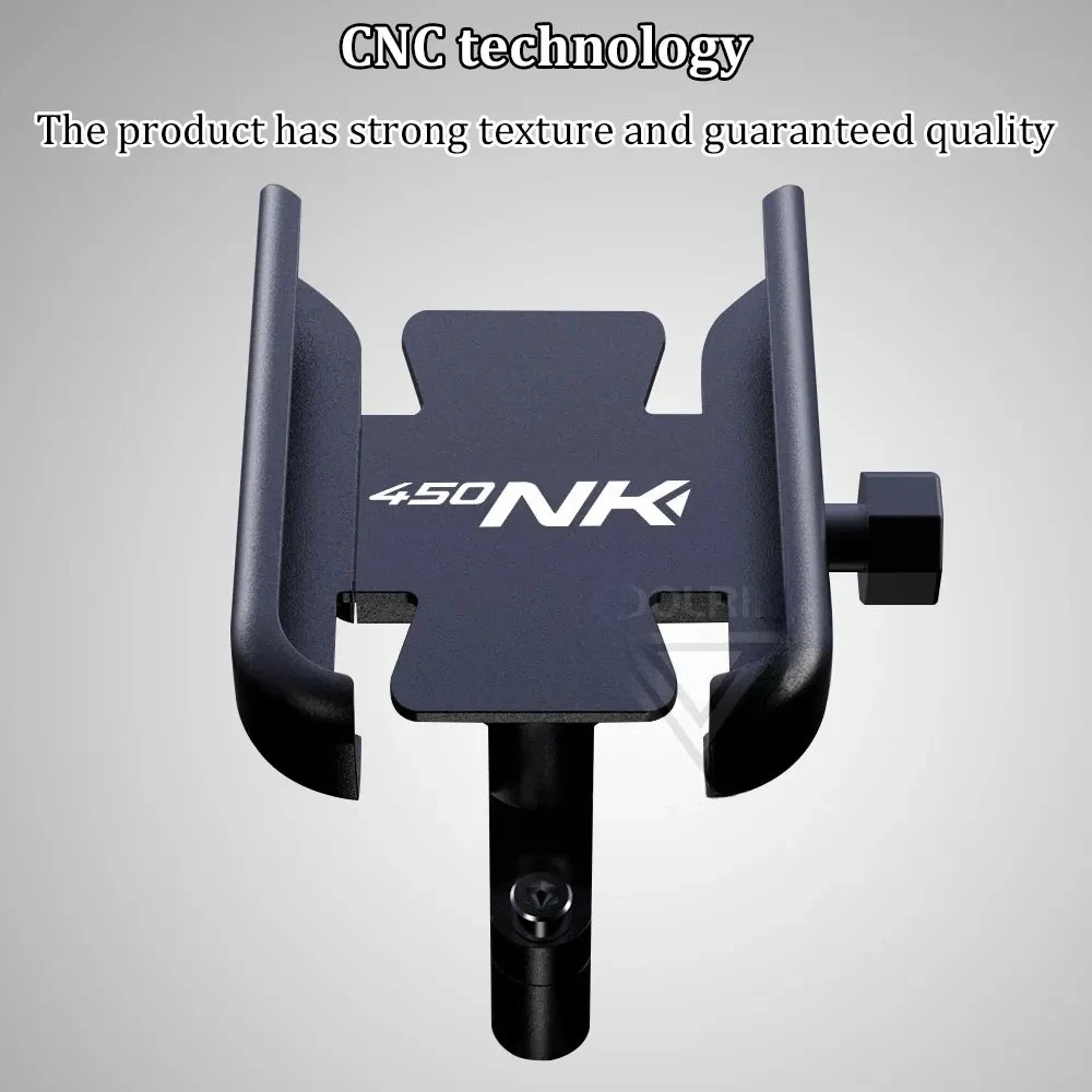 حامل هاتف للدراجات النارية حامل من سبائك الألومنيوم لملحقات CFMOTO 450 NK CF MOTO 450NK NK450 CF450NK 2023 2024 2025