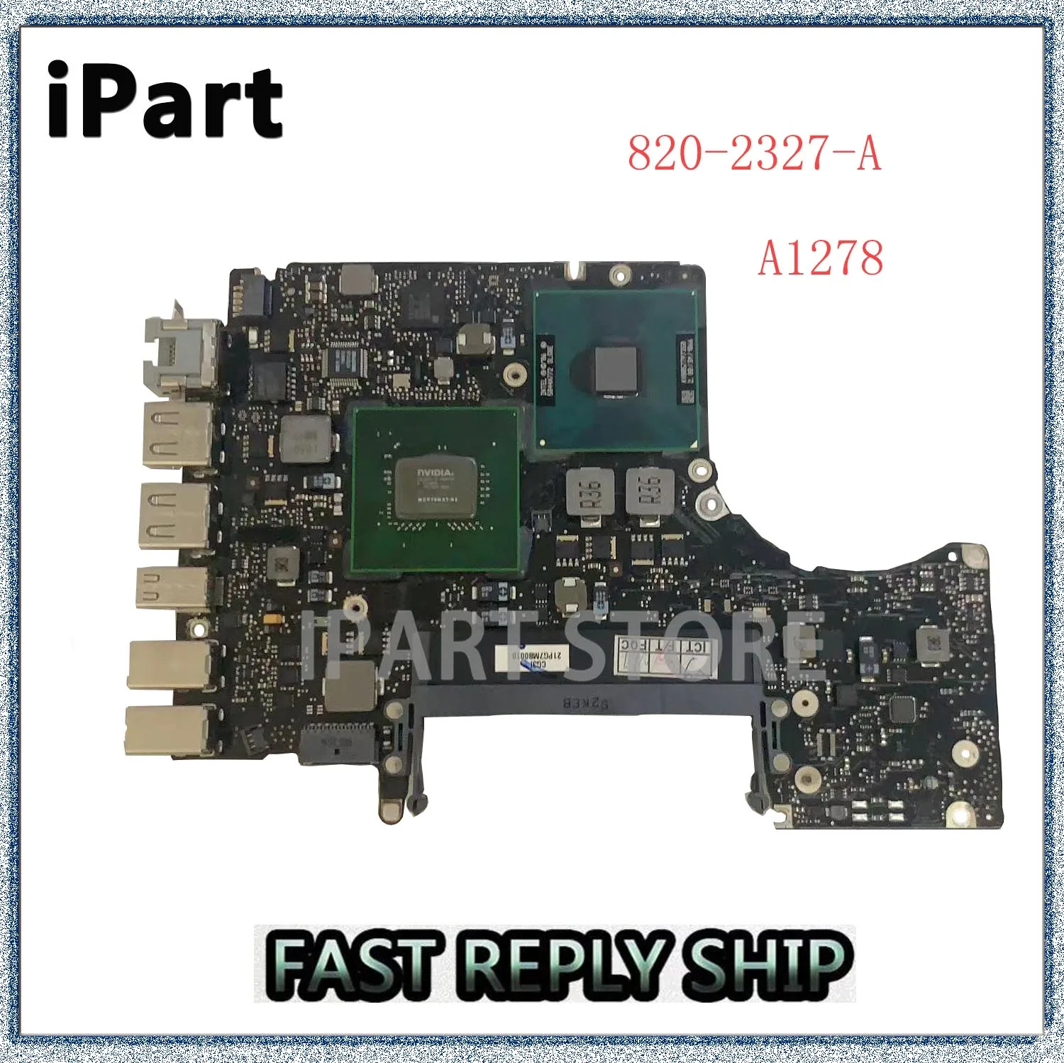 

For Apple A1278 2008 Pro13 Inch Logic Board Motherboard 820-2327-A P7350/P8600 2.0GHZ 2.4GHZ 100% Tesd