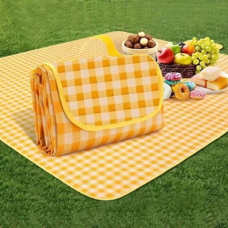 

Portable Camping Mat Big Blanket Waterproof Moisture-proof Thick Carry Bag Picnic Mat Hiking Beach Traveling Outdoor Activities