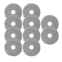 2/4/6/10/12PCS Mop cloth rag For Xiaomi B101CN X10+ S10+，Dreame S10 Pro L10S Ultra X10 /Omni Mop 2, C102CN robot vacuum cleaner
