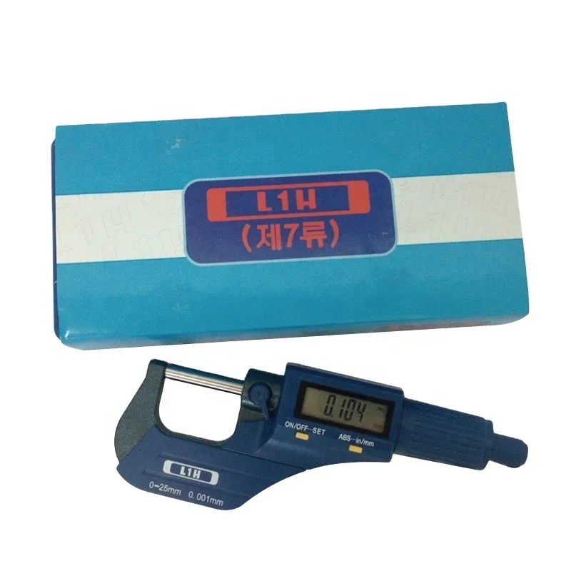 Hot SalesL1H Plastic Film Electronic Digital Micrometer 0-25mm,0.001mm