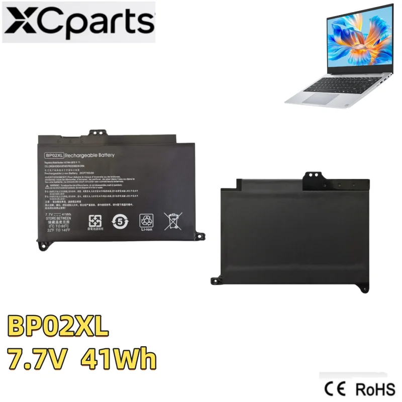 

4Cell New Laptop Battery BP02XL for HP Pavilion PC 15 15-AU 849909-850 849569-421 TPN-Q172 TPN-Q175 HSTNN-LB7H BP02041XL