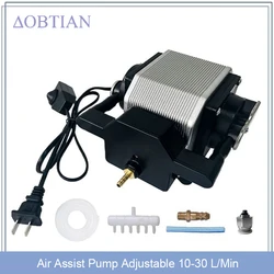 Air Assist Compressor AC 110V/220V Laser Air Assist Pump for Laser Cutter and Engraver Adjustable 10-30 L/Min