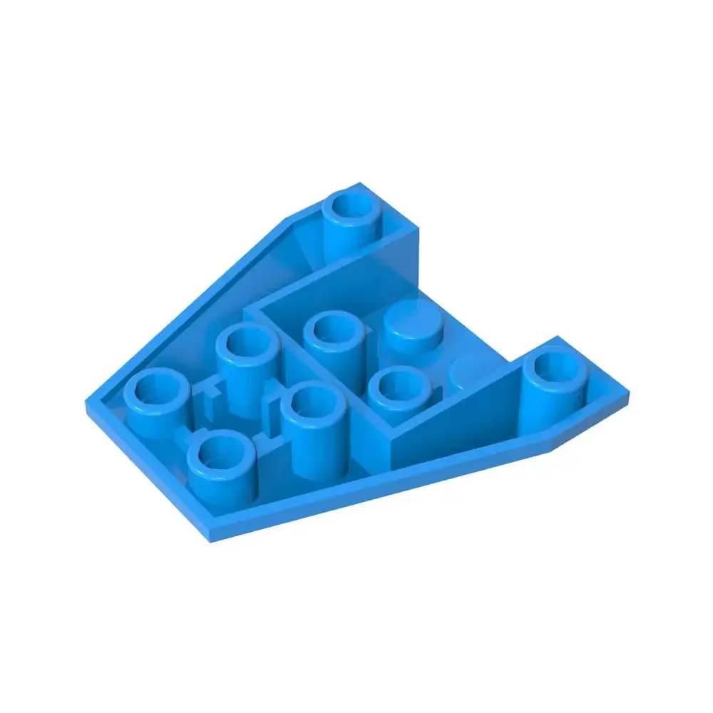 

Gobricks 1 Pcs MOC Wedge Sloped Inverted 4 x 4 Bricks Compatible With 13349 Model Building Blocks Parts Kids Birthday Toys Gifts