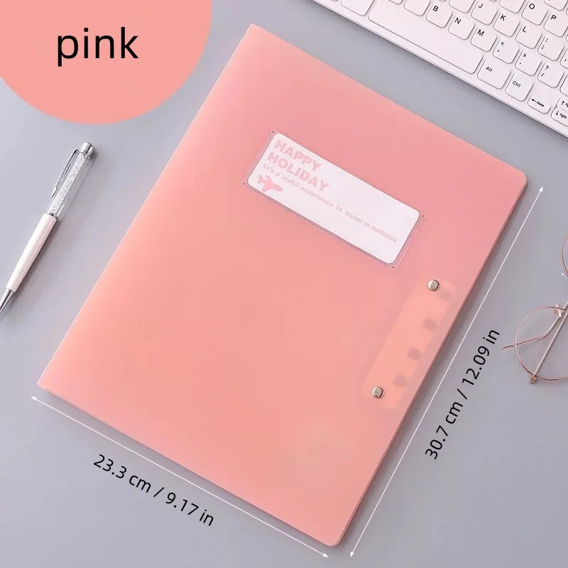 1 A3 folder Multi-layer office file organizer folder pp plastic folder