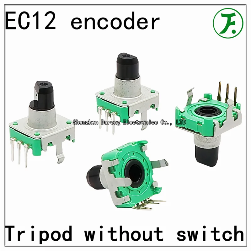 Taiwan Fogo EC12 infinite rotary encoder plastic shaft volume potentiometer half shaft 10MM 3 pin without switch