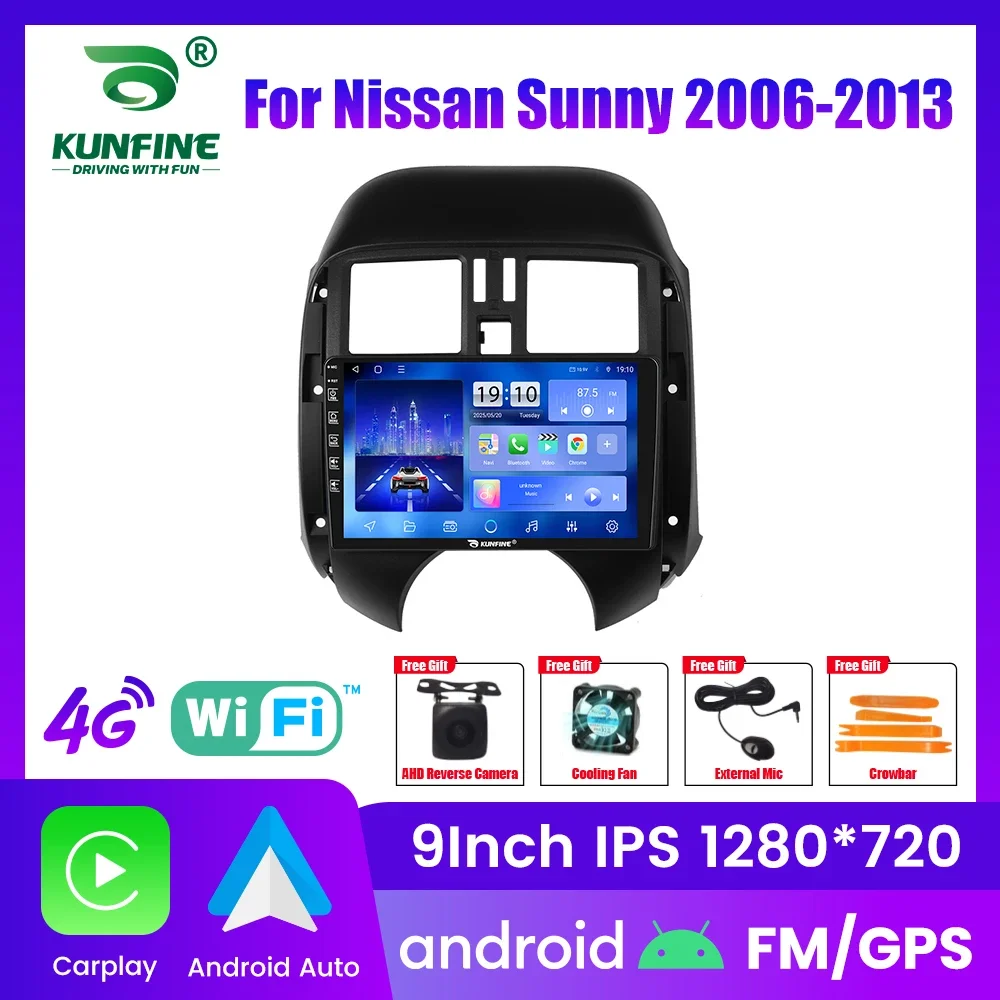 

Автомагнитола Android для Nissan Sunny 2006-2013, 2DIN, 8-ядерный процессор, GPS-навигация, IPS-экран, поддержка CarPlay и Android Auto