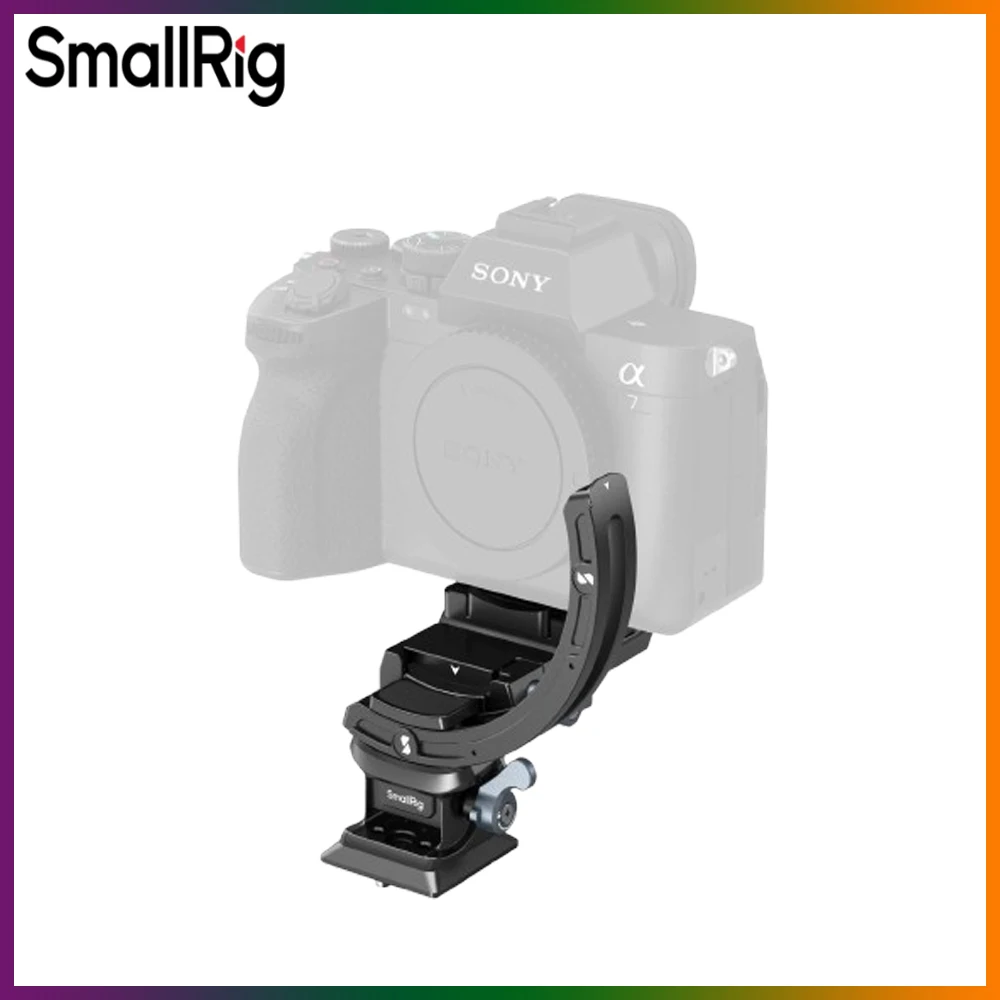 SmallRig Horizontal-to-Vertical Mount Plate Kit for Mirrorless Cameras for Sony Alpha 7IV/A7RIV/A6700/A6400/FX3/FX3O 4349