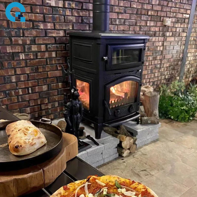 Picture 5: Classical Interior Cast Iron Real Fire Fireplace Winter Villa Self-built House Essential Heating Stove Oven