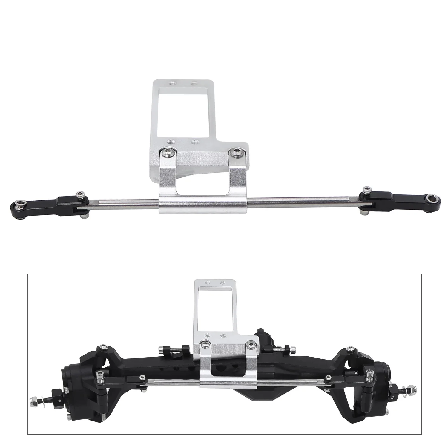 

Специальный комплект рулевого управления гидравлической тягой металлической оси с сервоприводом для 1/10 VP Capra F9, детали для обновления радиоуправляемого автомобиля