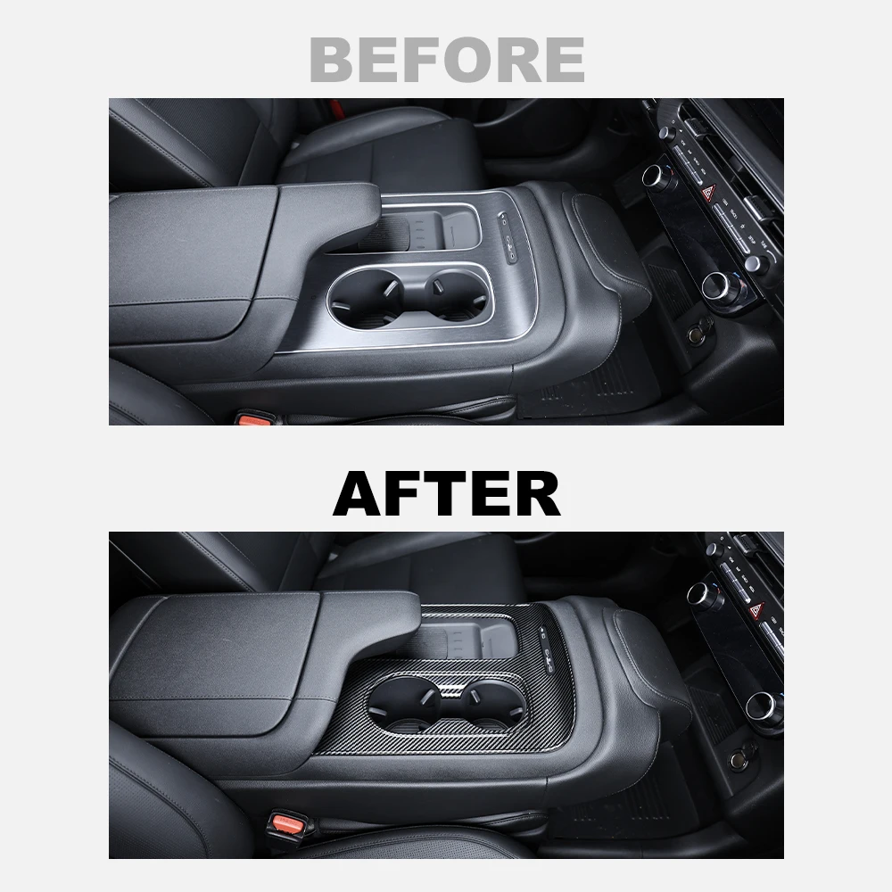 

Center Console Cover Auto Console Gear Shift Central Water Cup Storage Box Trim For 9-seater Hyundai Palisade LX3 2025 2026 LHD