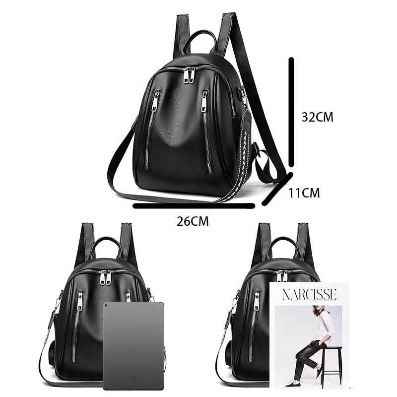 Fashion Luxury Lady Backpacks High Quality Large Capacity Women's Handbags Waterproof Multi Functional Women's Shoulder bag