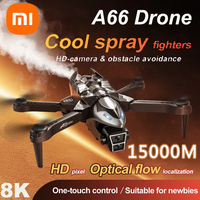 Xiaomi A66 Dual Lens Drone 8k High-definition Aerial Photography Obstacle Avoidance Aircraft Spray Remote Control Aircraft Toys
