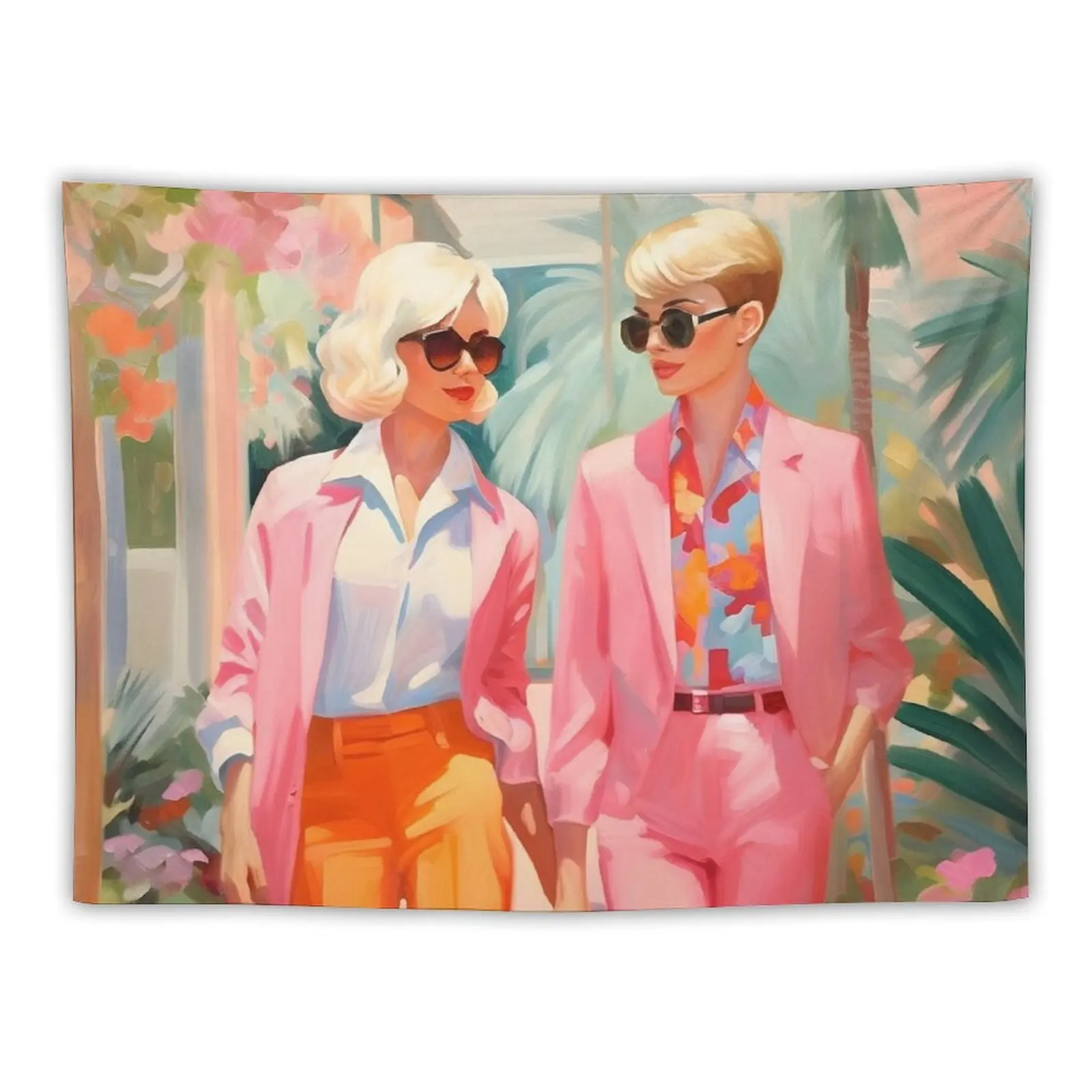 

gays in a plant store Tapestry Home Decorating House Decor Tapestry