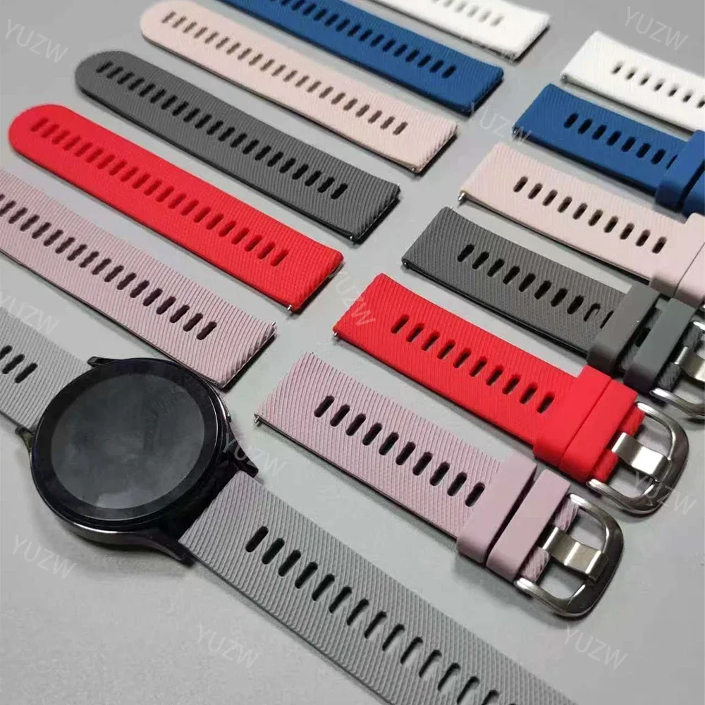 20 مللي متر 22 مللي متر حزام لساعة Haylou 2 Pro RS5 R8 S8 سوار معصم من السيليكون لـ Haylou Solar Plus RT3 Solar LS05 RS4 Plus GST RT2 3 Band