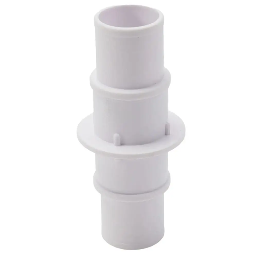 Pool Cleaning Accessory 38mm Pool Hose Connector White ABS Threaded Pipe Fitting Vacuum Suction Pipe