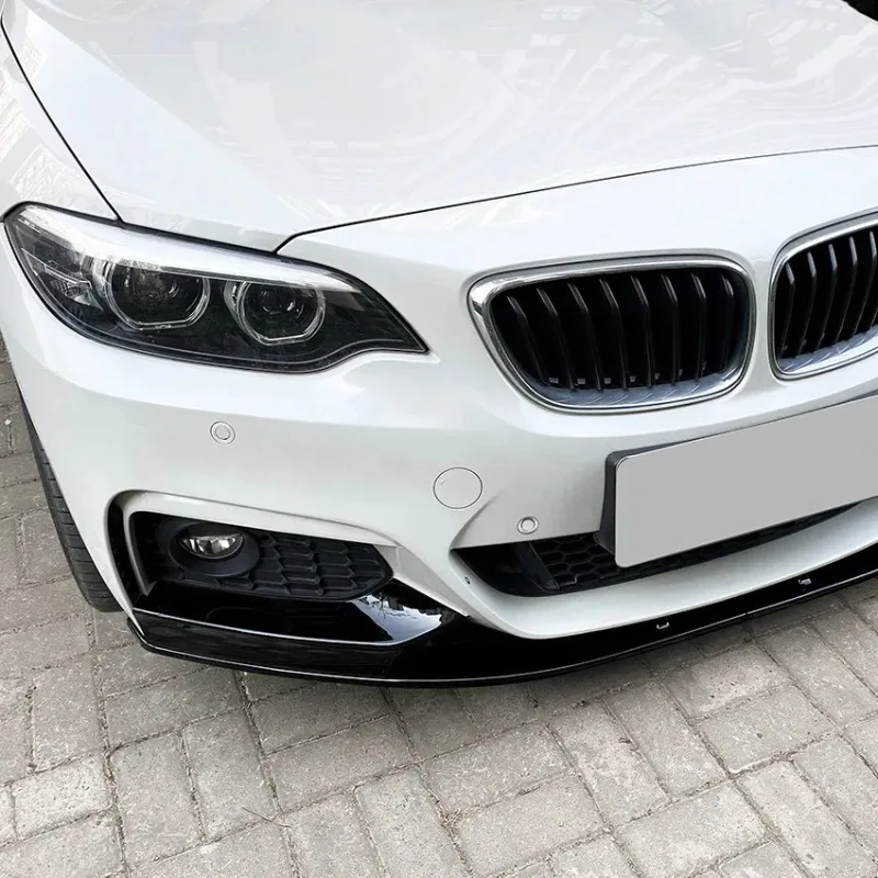 Car Front Bumper Splitter Lip Diffuser For BMW 2 Series F22/F23 M235i M240i M-Sport 2014-2021 Auto Accessories Body Kit Tuning view 3