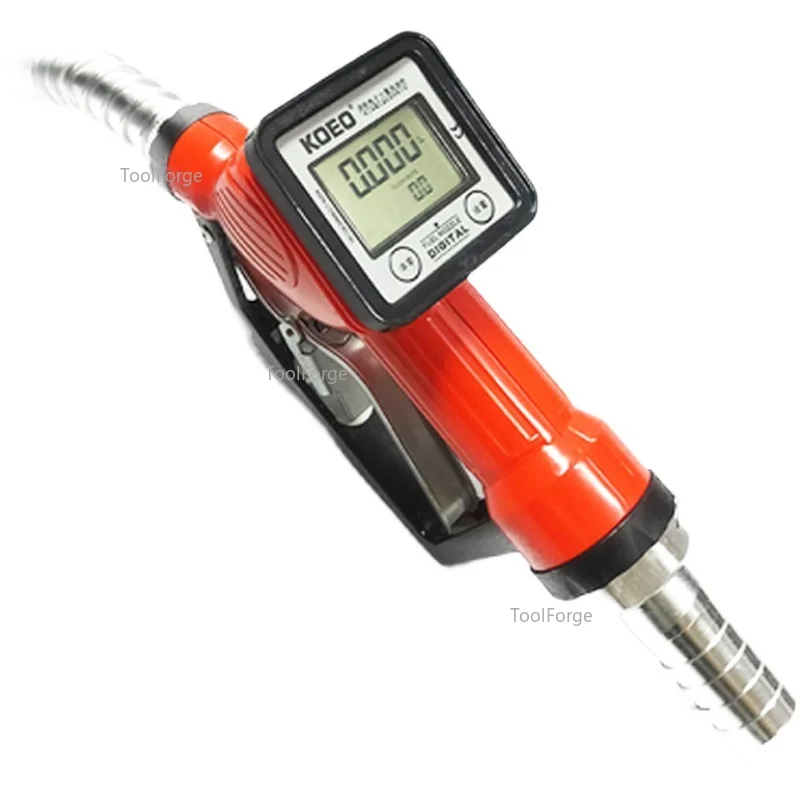 Electronic Metering Refueling Gun Diesel Oil Gun Refueling Machine 1 Inch Oil Meter DLY-25 Type
