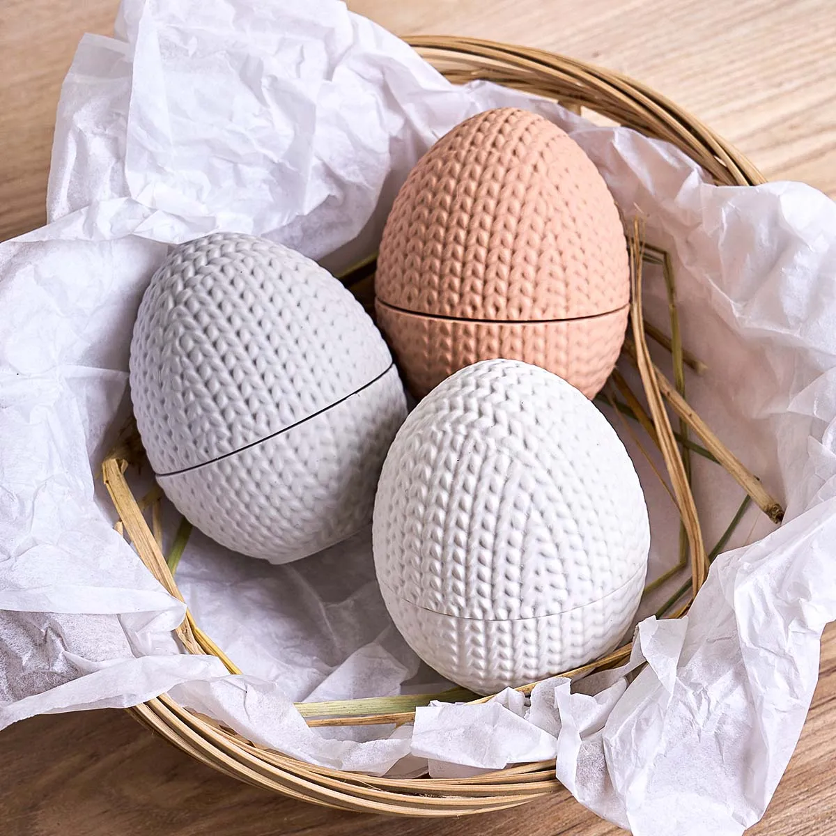 Osterei Kerze Glas Silikon Form DIY Kreative Gestrickte Garn Schmuck Lagerung Box Gips Beton Handwerk Form Home Deco Liefert
