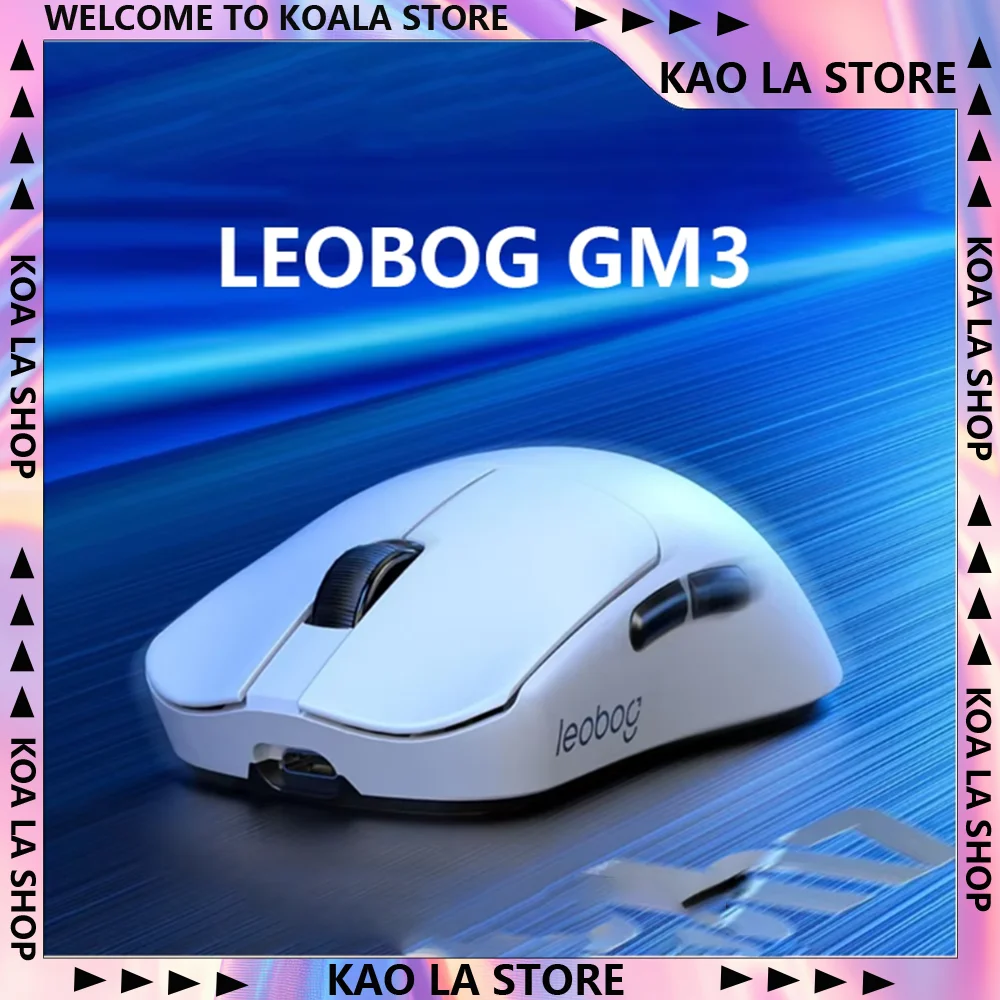 

LEOBOG GM3 Mouse PAW3311 Lightweight Low Latency Ergonomics 3-mode Buletooth Wireless Gaming Mice Custom PC Accessories Gifts