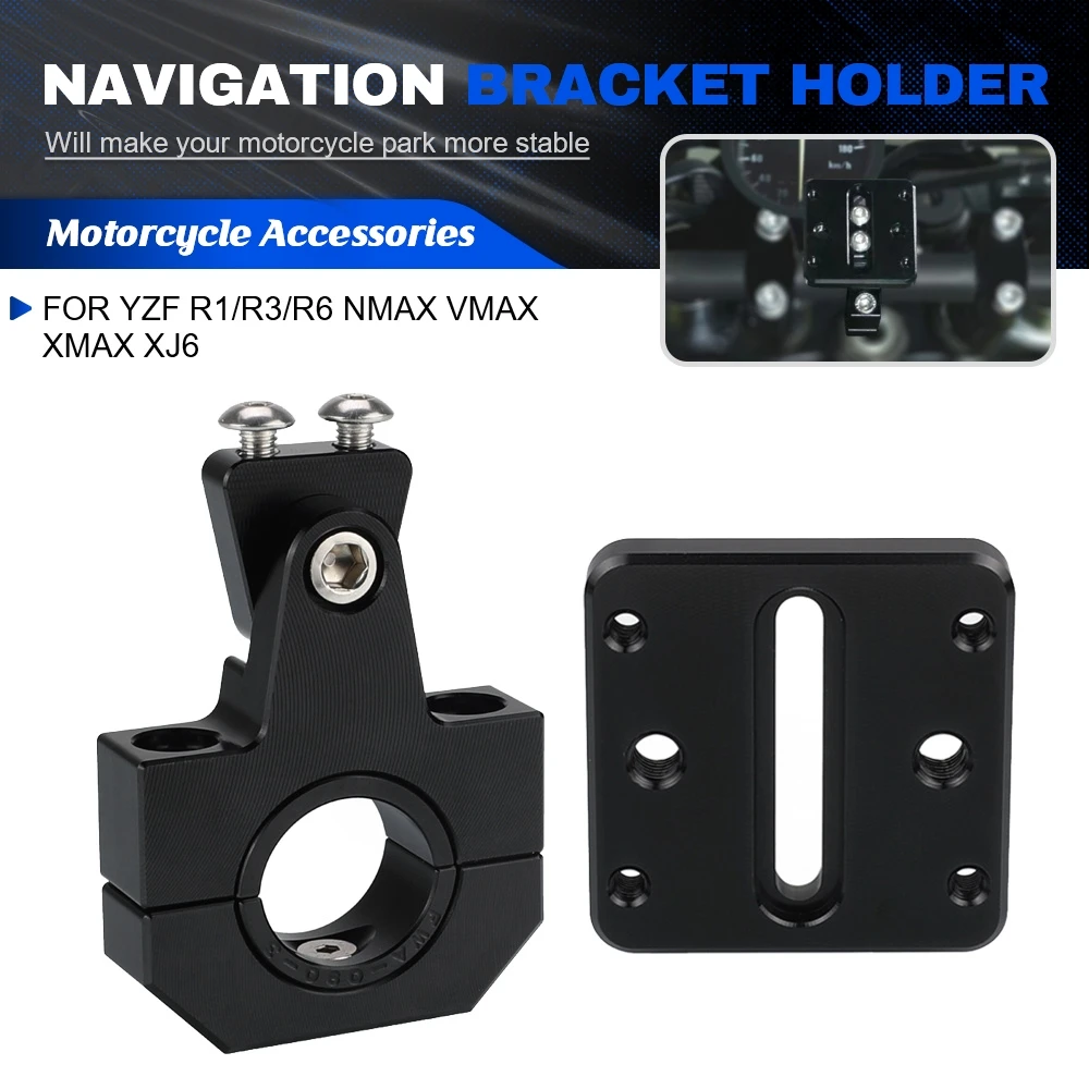 

Motorcycle Accessories Navigation Bracket Support Mobile Phone Holder Mount For YAMAHA YZF R1/R3/R6 NMAX VMAX XMAX XJ6 GPS