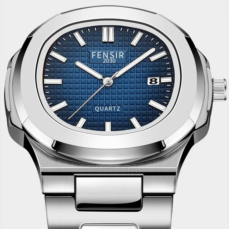 

Top Gradient Color Hot Selling Top Brand Classic Fashion Quartz Watches Men Stainless Steel Personality Watch Men Male AAA Clock