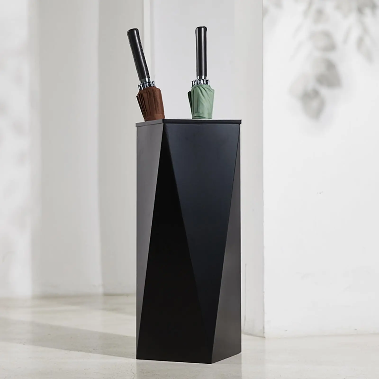 Modern Indoor Entryway Commercial Umbrella Holder，Tall Metal Large Capacity Umbrella Storage Stand ， for