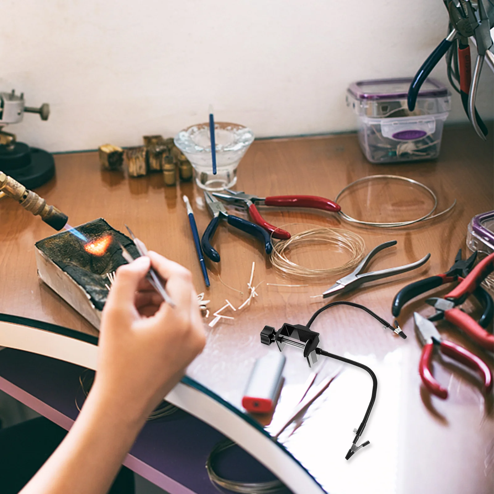 Universal Eisen Rack Multifunktionale Metall Löten Station Langlebige Legierung Einfach Installieren Langlebige Lötkolben Halter