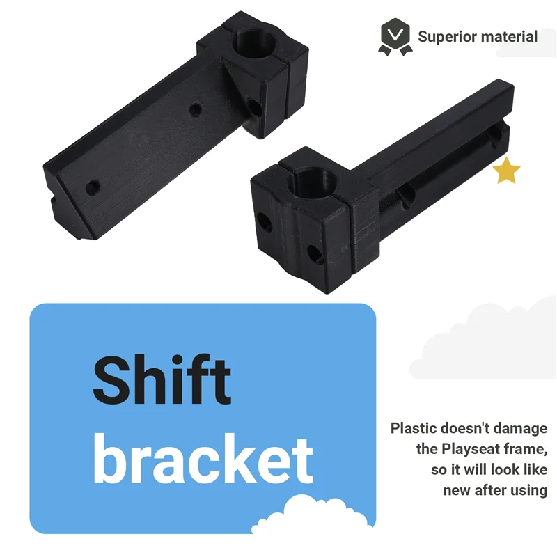 A47F-For Playseat Challenge Chair G25 G27 G29 G920 ناقل الحركة دعم جبل قوس ناقل الحركة جبل الجانب الأيسر #5