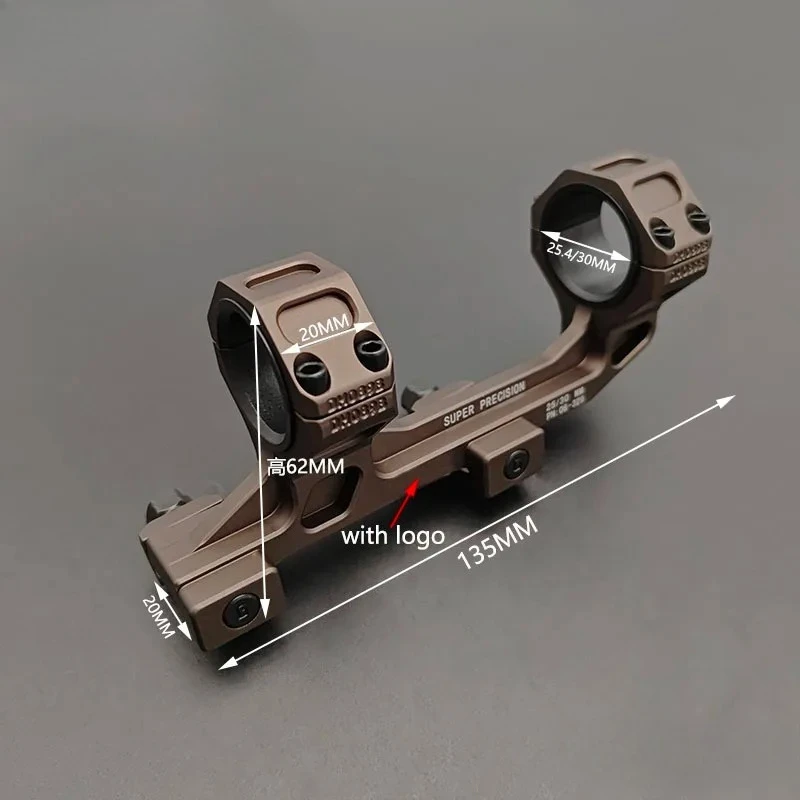 GEISSE Zielfernrohrhalterung 25,4mm/30mm Cantilever Optikhalterung für 20mm Schiene Taktische AR15 Halterung