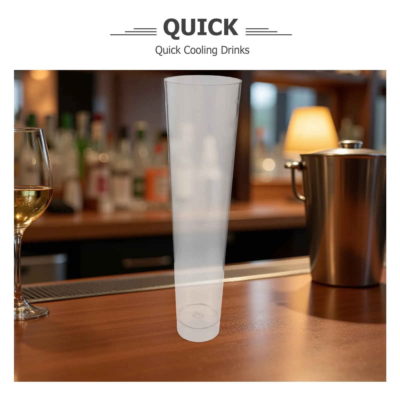 Drink Tower Ice Tube Innovative Beer Tower Cooling Insert Rod with Ice Mold Design for Home Outdoor Events Commercial Bars Party view 3