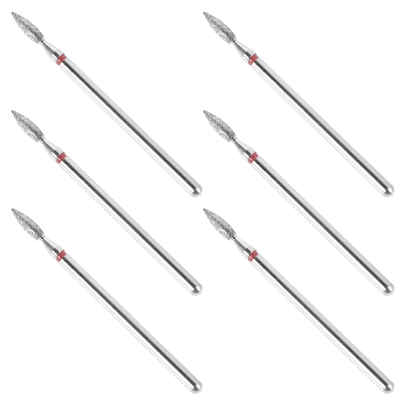 Brocas para uñas, cabezales de molienda de acero profesionales, herramienta de manicura para eliminación de cutículas, accesorios para uso en salón doméstico, 6 uds.