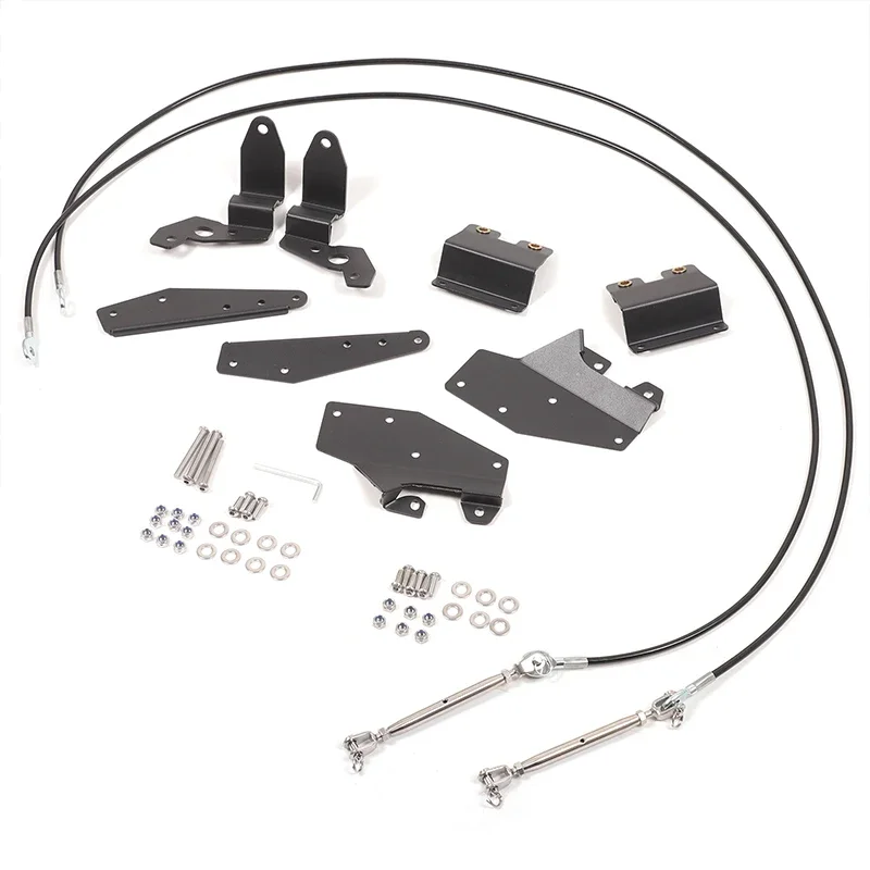 For Ford Ranger 2015-2021 car through the jungle protection hood lock buckle obstacle elimination rope car accessories