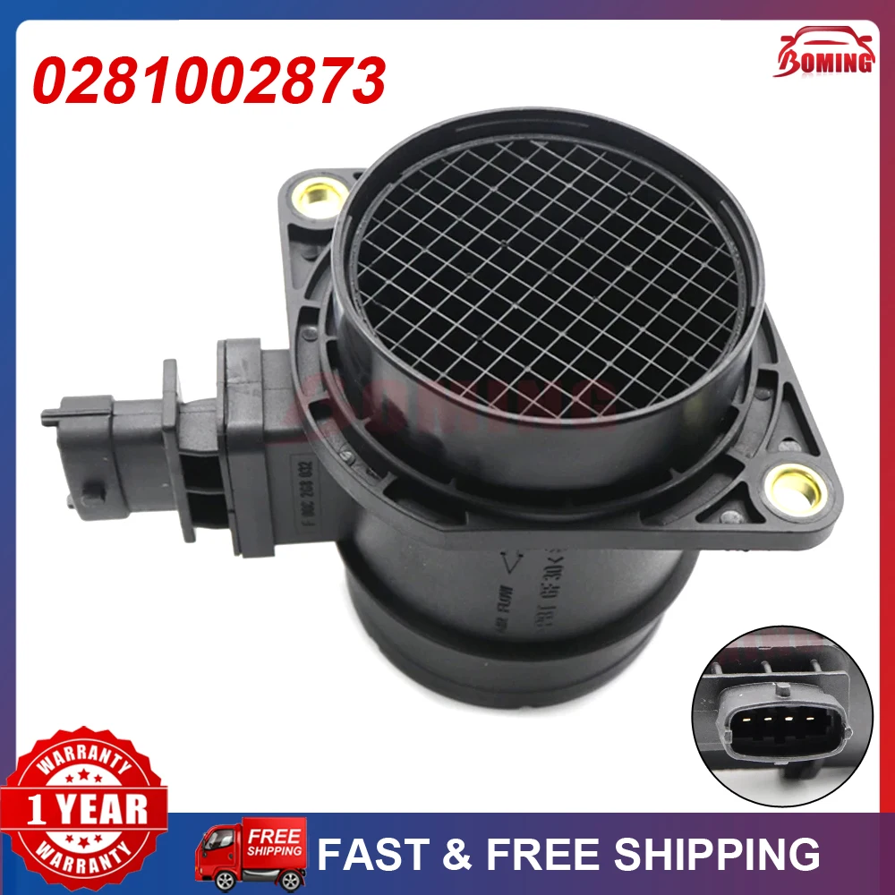 MAF Mass Air Flow Meters Sensor 0281002873 For Chevrolet Epica 2.0 For Diesel ALFA ROMEO MITO FIAT 500 BRAVO II (198) DOBLO IDEA